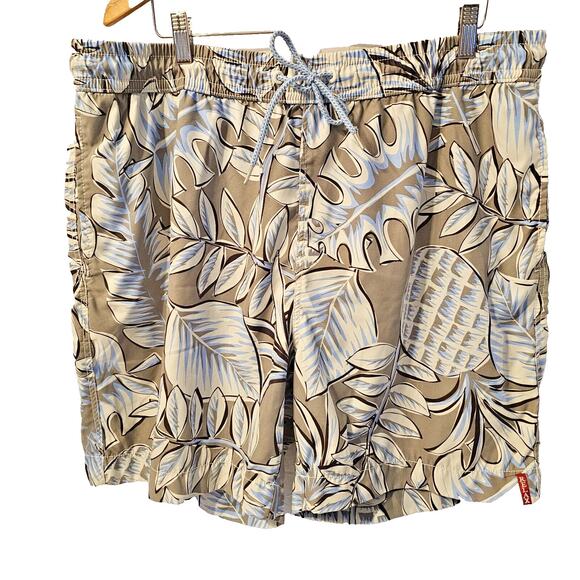 Tommy Bahama Relax Swim Trunks Men XL Floral Board Shorts Tropical Lined - Picture 1 of 8